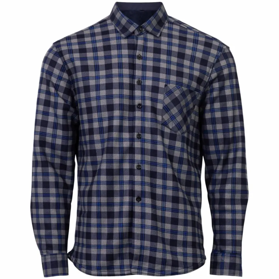 Anyway Herre Skjorte m. for - Blue/Navy