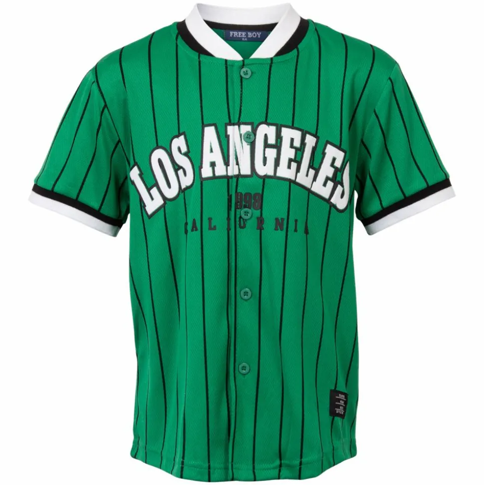Baseball Børne T-shirt - Grøn