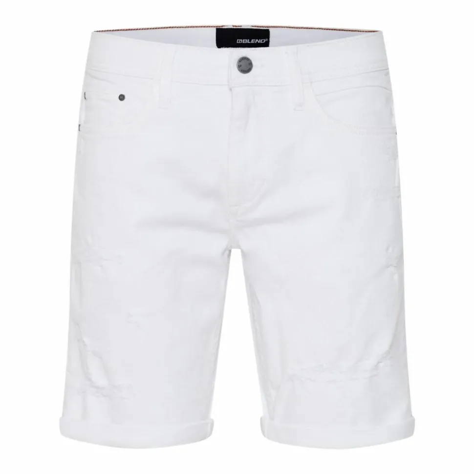 Blend Herre Shorts - Denim White