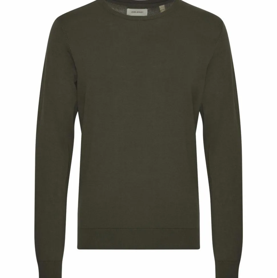 Blend Herre Striktrøje Plus Size - Forest Night