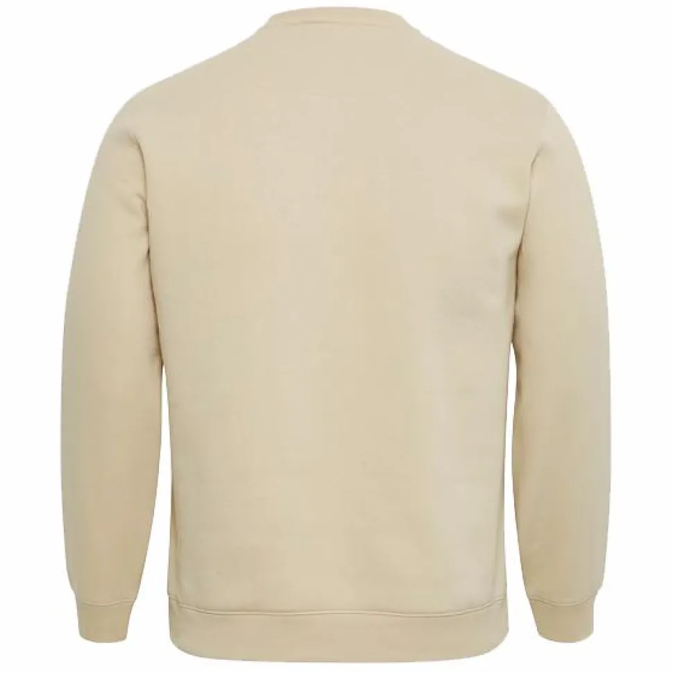 Blend Herre Sweatshirt Plus Size - Oyster Grey