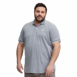 Blend Nate Herre Polo Plus Size - Denim Blue