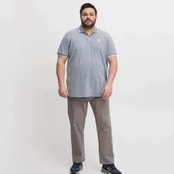 Blend Nate Herre Polo Plus Size - Denim Blue