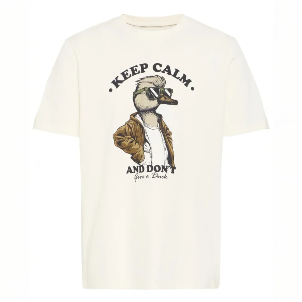 Blend Vik Herre T-shirt - WHITE DUCK
