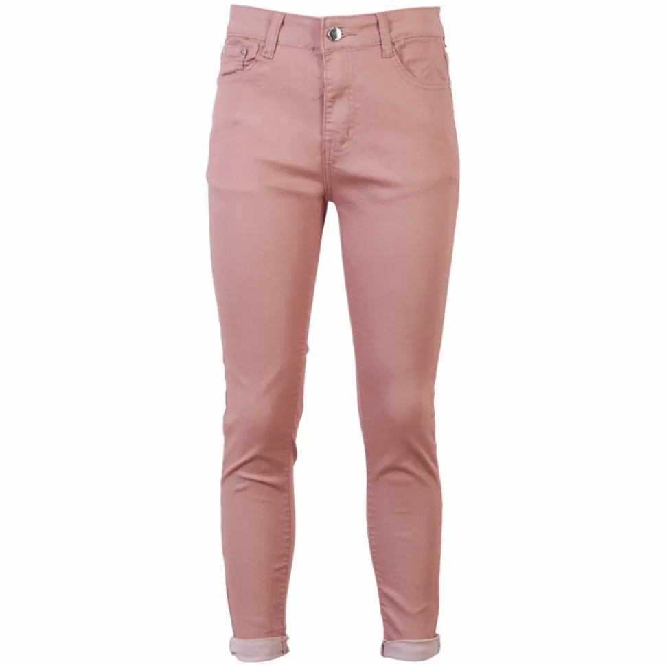 BS Jeans Dame Bukser Plus Size - Rosa