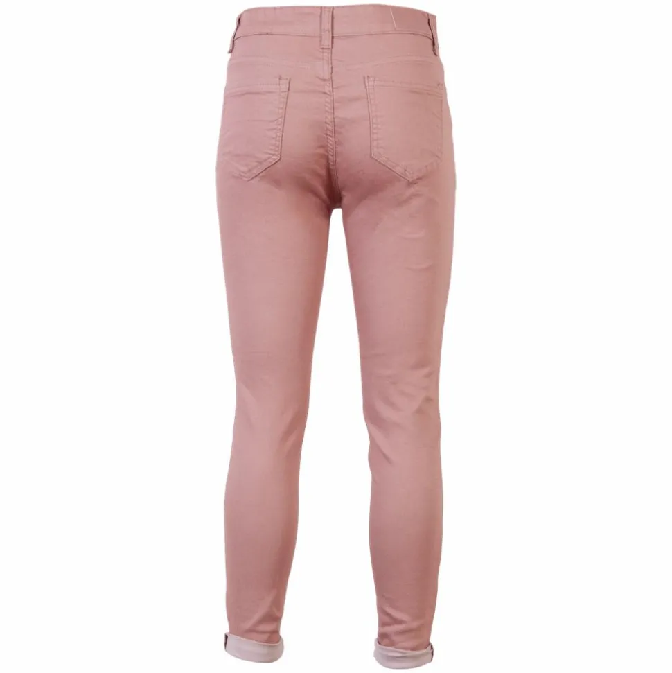 BS Jeans Dame Bukser Plus Size - Rosa