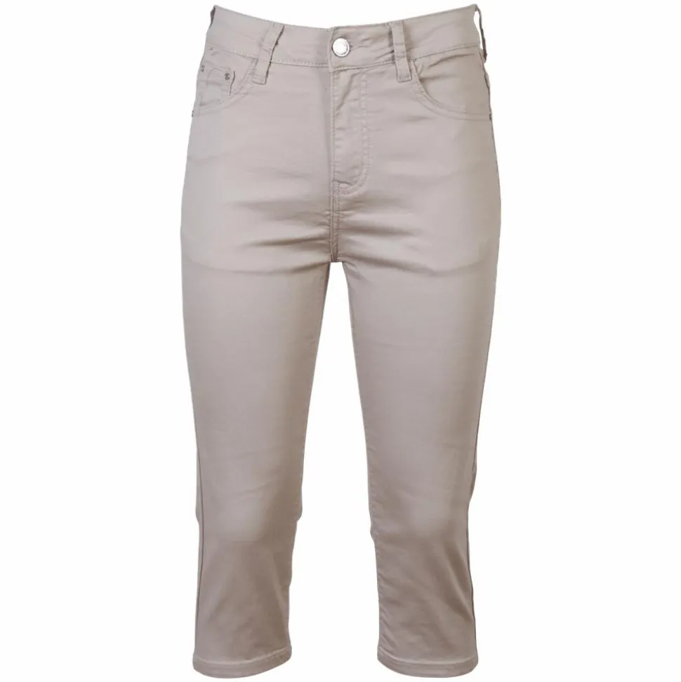 BS Jeans Dame Capri - Sand