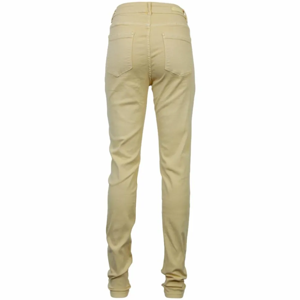 BS Jeans Dame Jeans Plus Size - Gul