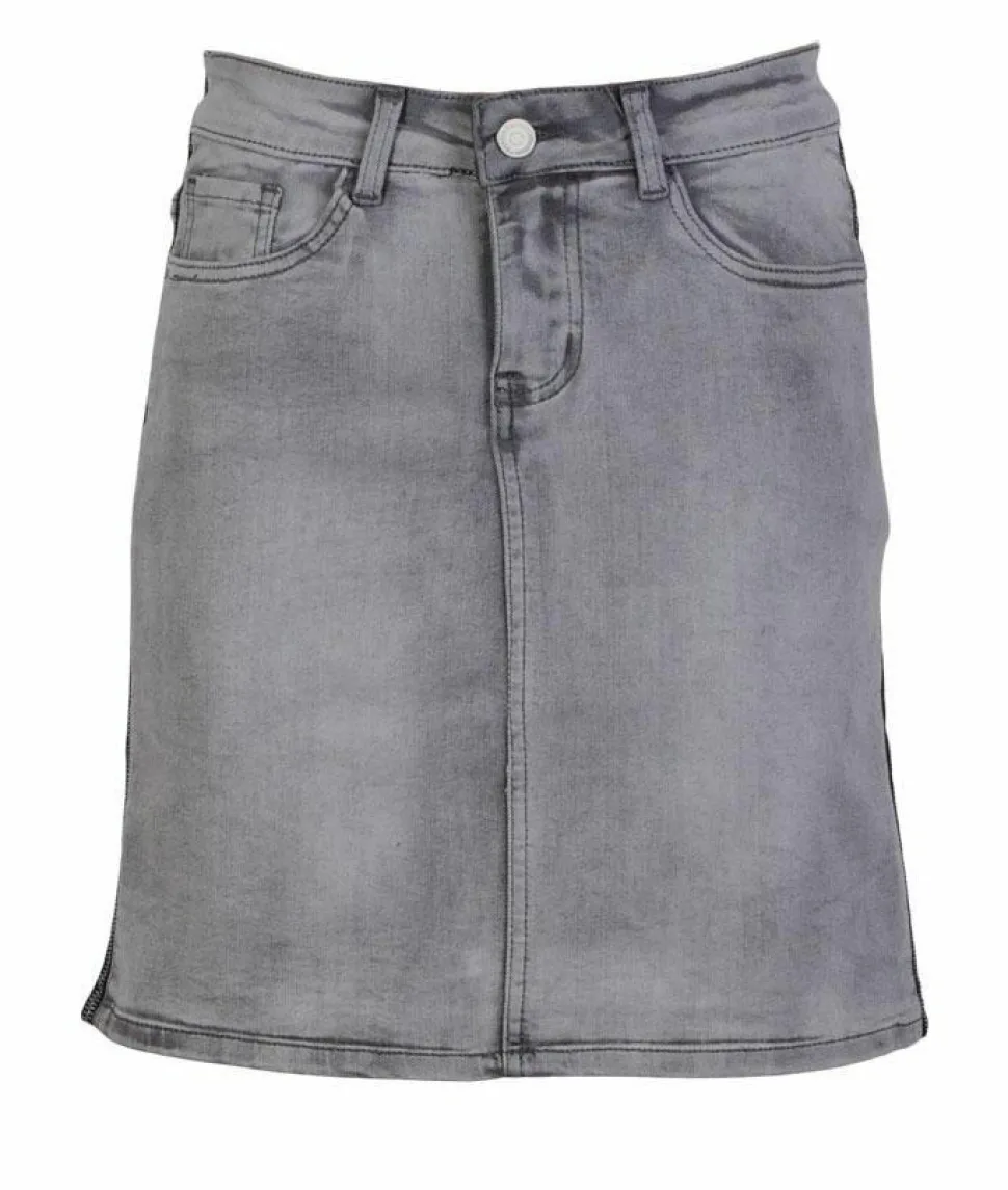 BS Jeans Dame Nederdel - Grå