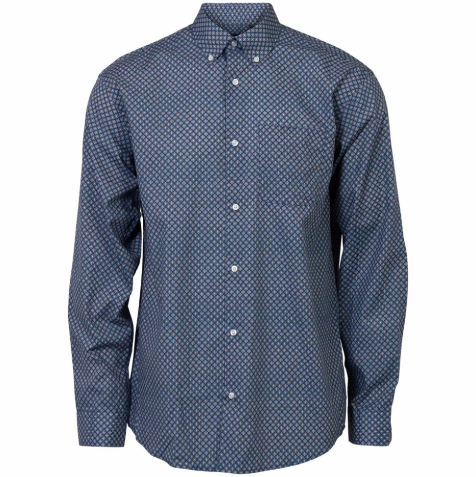 Carnét Ash Herre Skjorte - Dark Denim