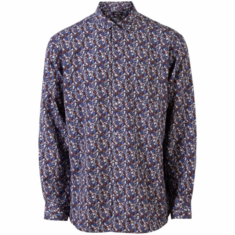 Carnét Bernhard Herre Skjorte Plus Size - Maritime Blue