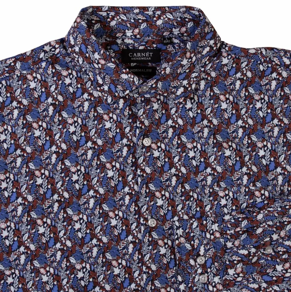Carnét Bernhard Herre Skjorte Plus Size - Maritime Blue