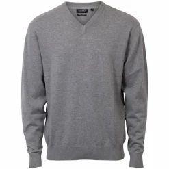 Carnét Stone Herre Striktrøje - Grey Mix