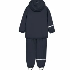 CeLaVi Børne Regnsæt m. fleece - Dark Navy