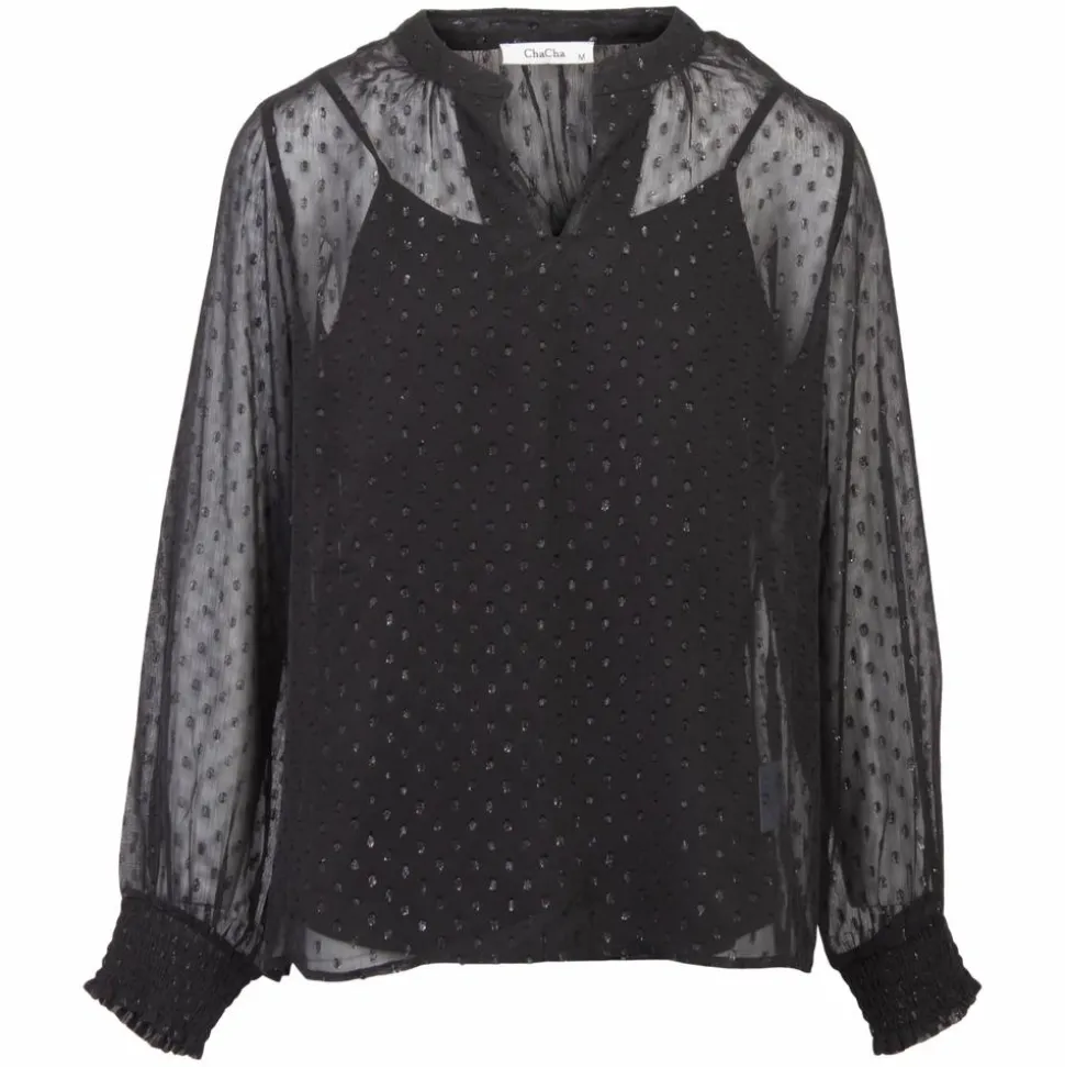 ChaCha Dame Bluse - Black