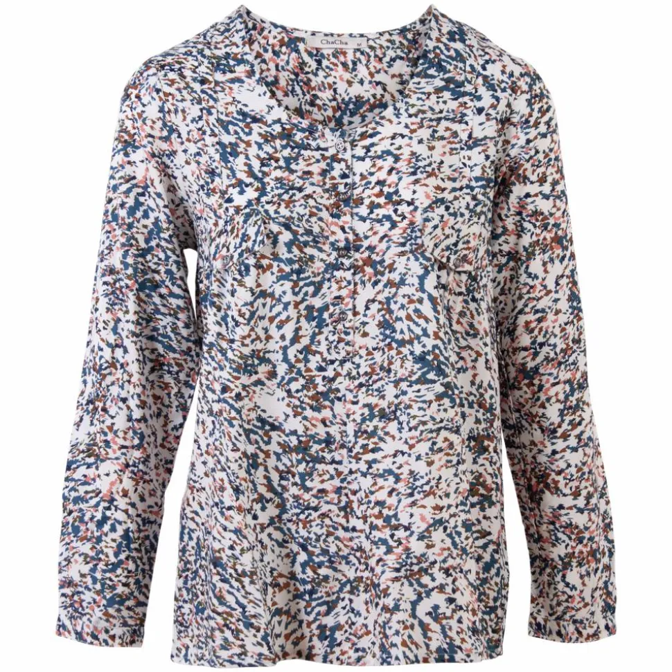 ChaCha Dame Bluse - Blue