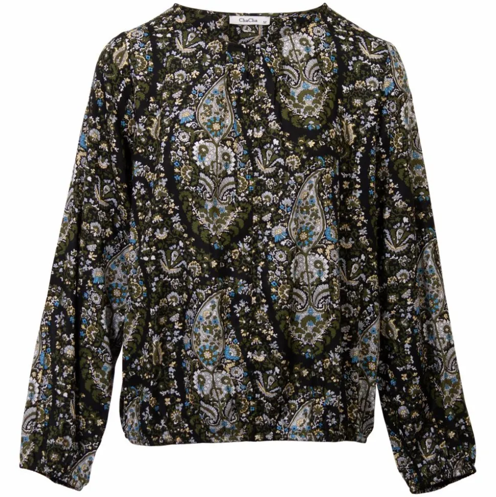 ChaCha Dame Bluse - Green
