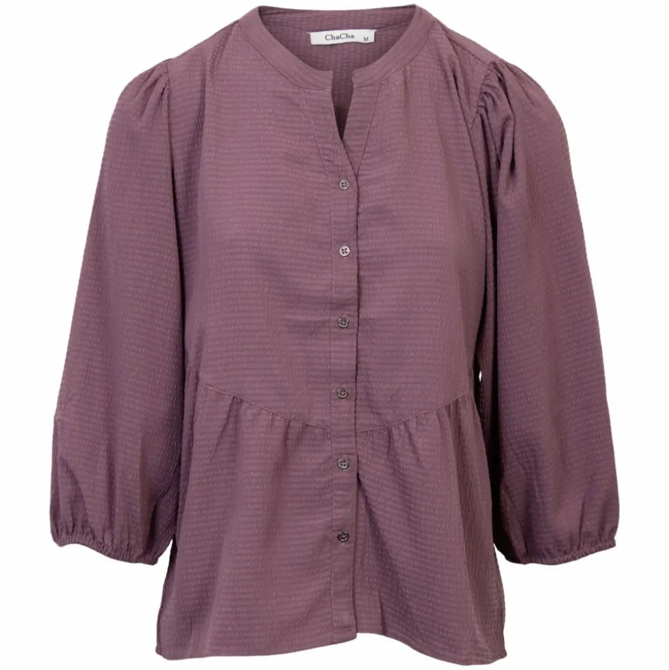 ChaCha Dame Bluse - Plum