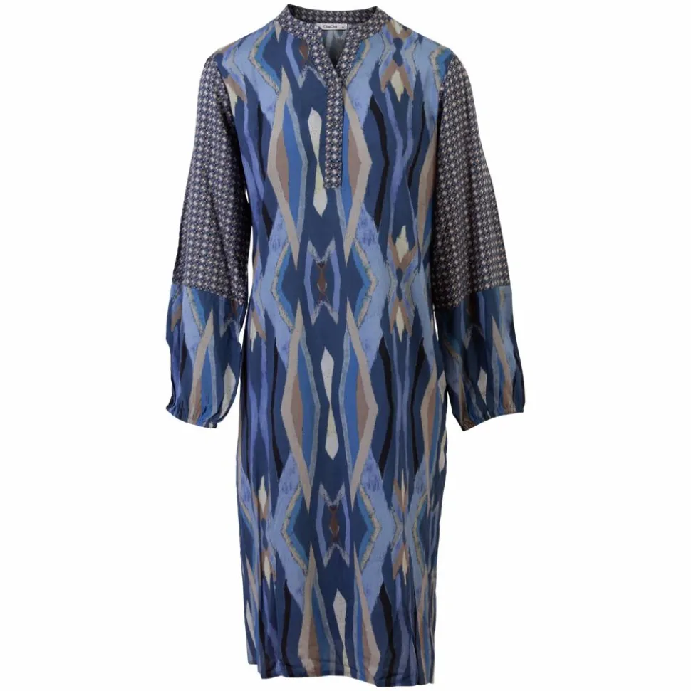 ChaCha Dame Kjole - Blue Combi