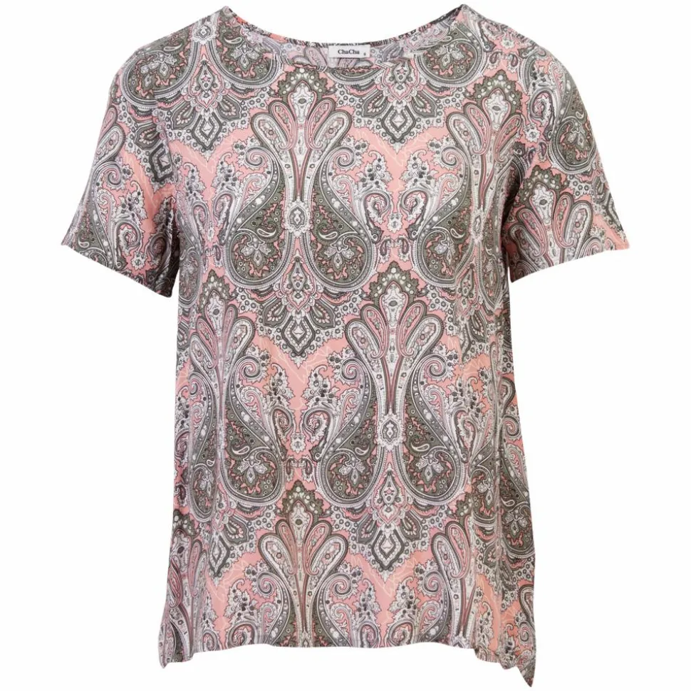 ChaCha Dame T-shirt - Coral Haze