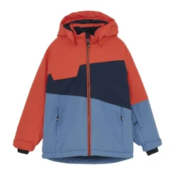 Color Kids Børne Skijakke m. BIONIC-FINISH® ECO coating - Tangerine Tango