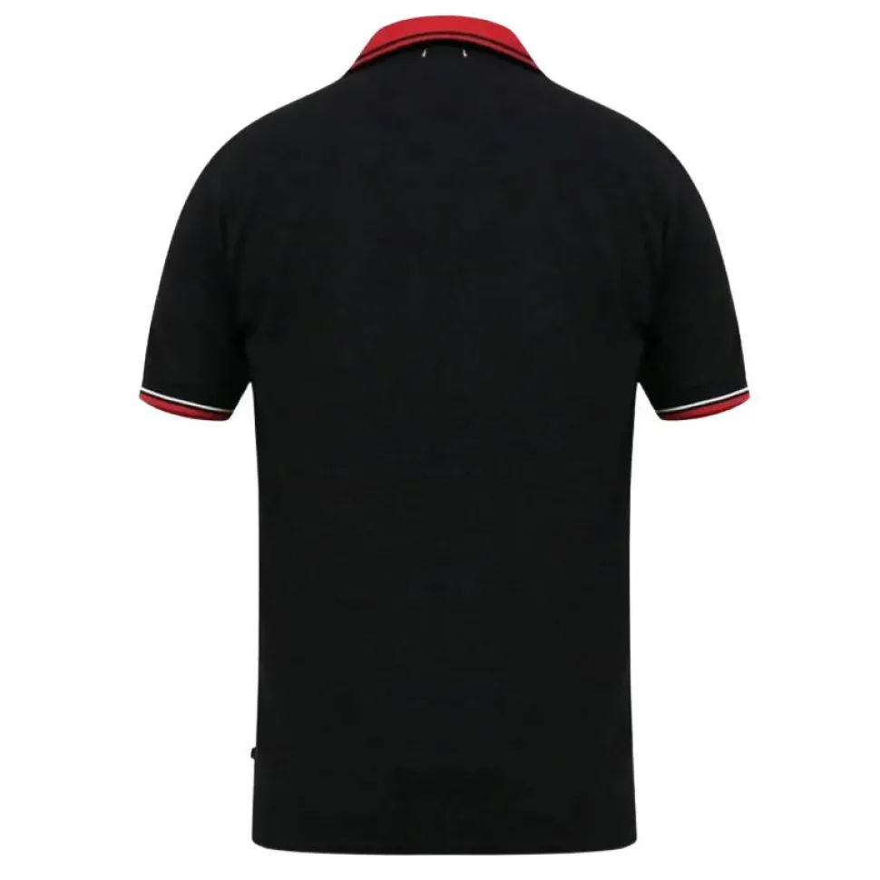 D555 Chester Herre Polo - Black