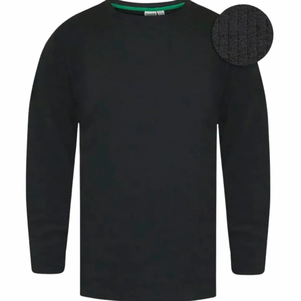D555 Exeter Herre Skiundertrøje Plus Size - Black