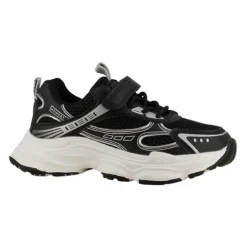 D.T. New York Børne Sneakers - Sort/sølv