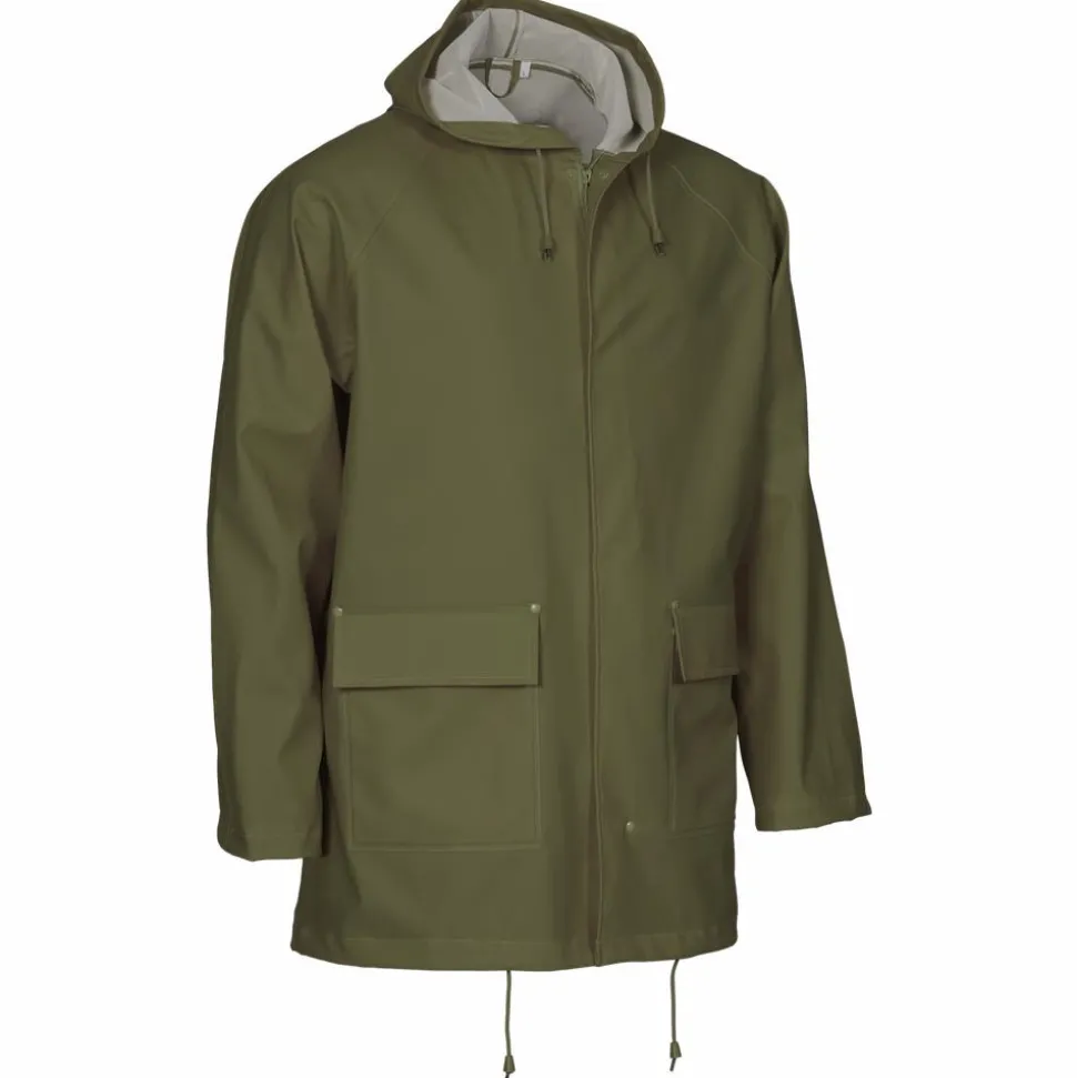 Elka Elements Unisex Regnjakke - Oliven