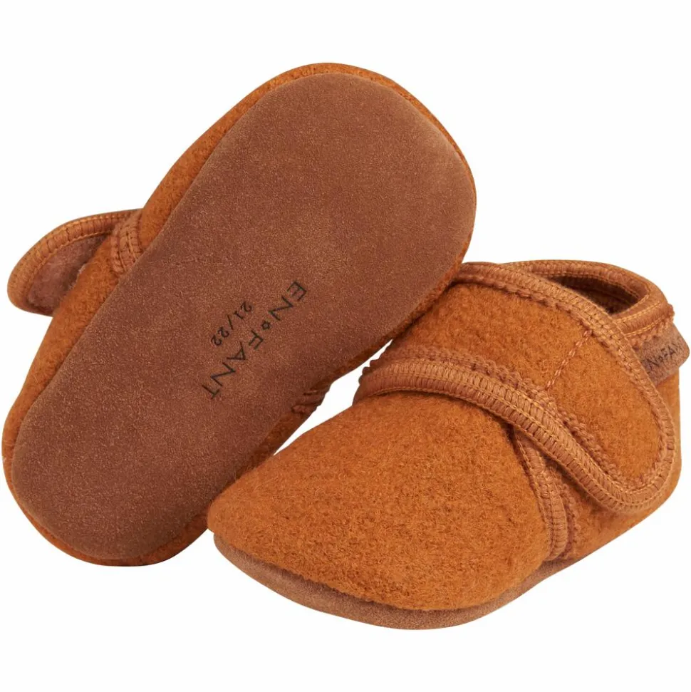 En Fant Børne Futter i uld - Leather Brown
