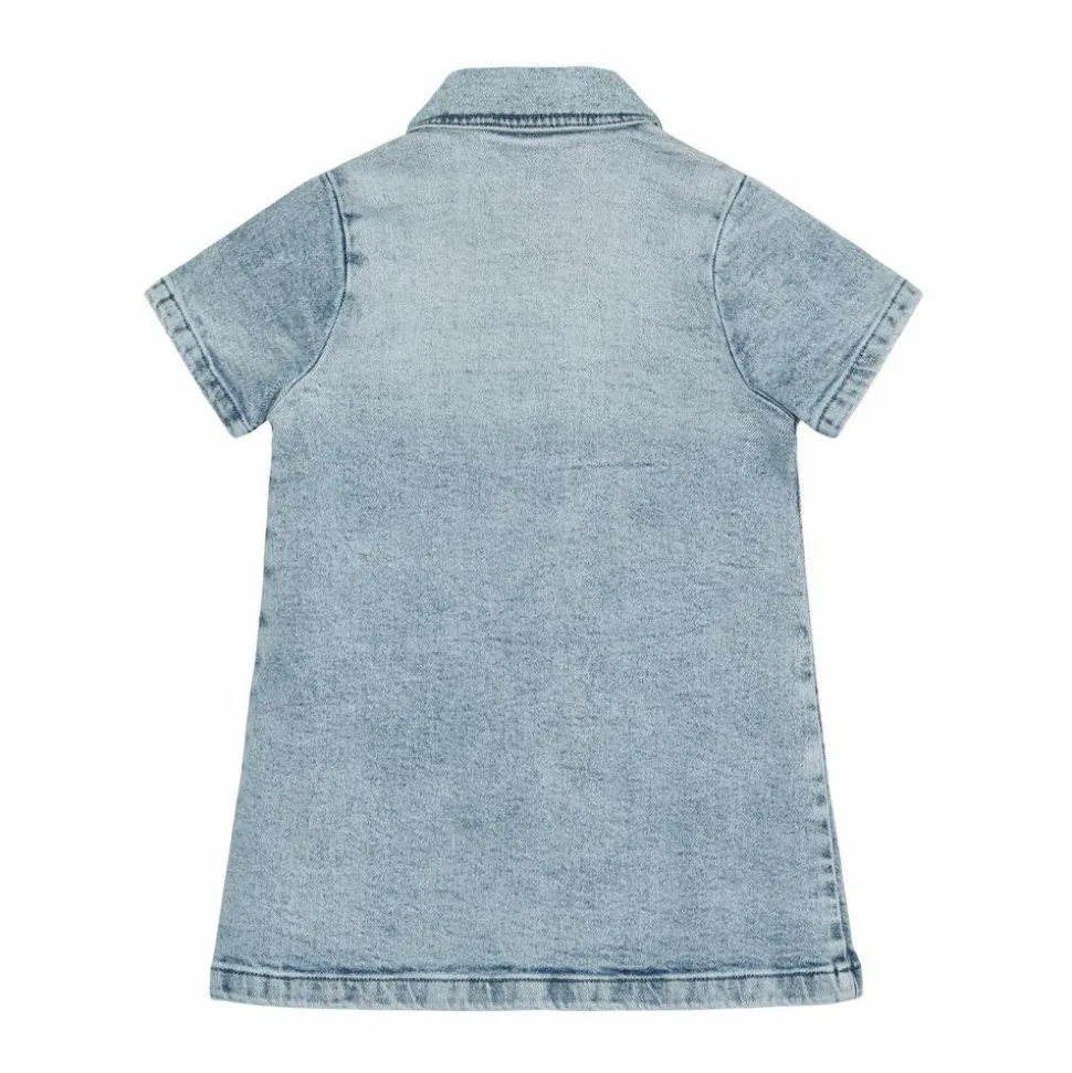 En Fant Pige Kjole - Light Blue Denim