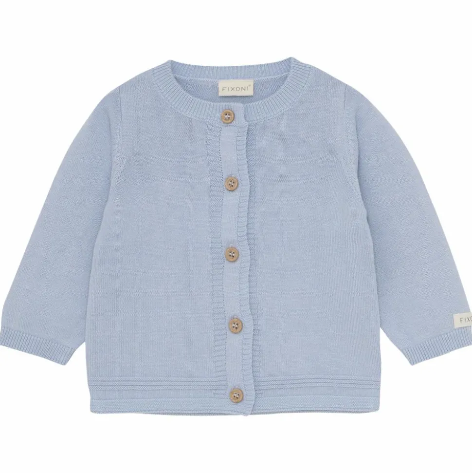 Fixoni Baby Cardigan - Blue Fog