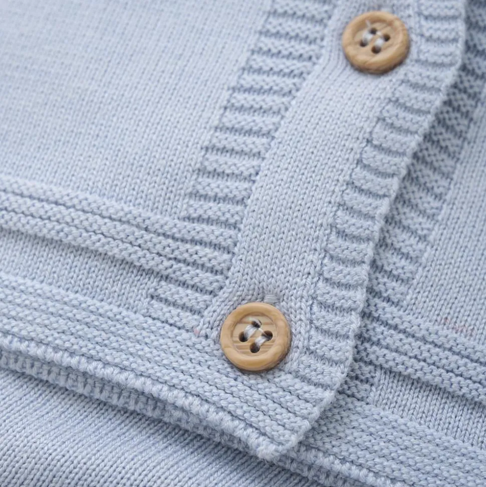 Fixoni Baby Cardigan - Blue Fog