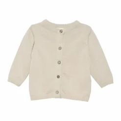 Fixoni Børne Cardigan i økologisk bomuld - Oatmeal