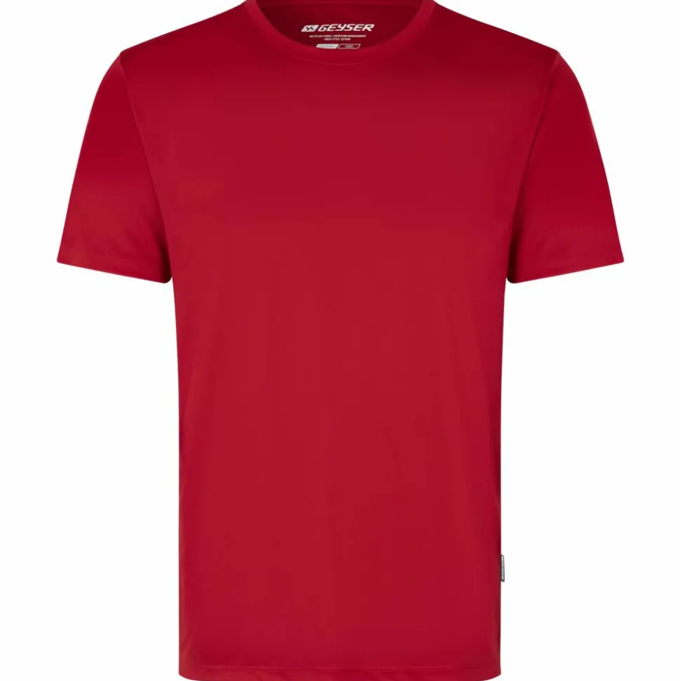 GEYSER by ID Essential Herre Trænings t-shirt - Rød