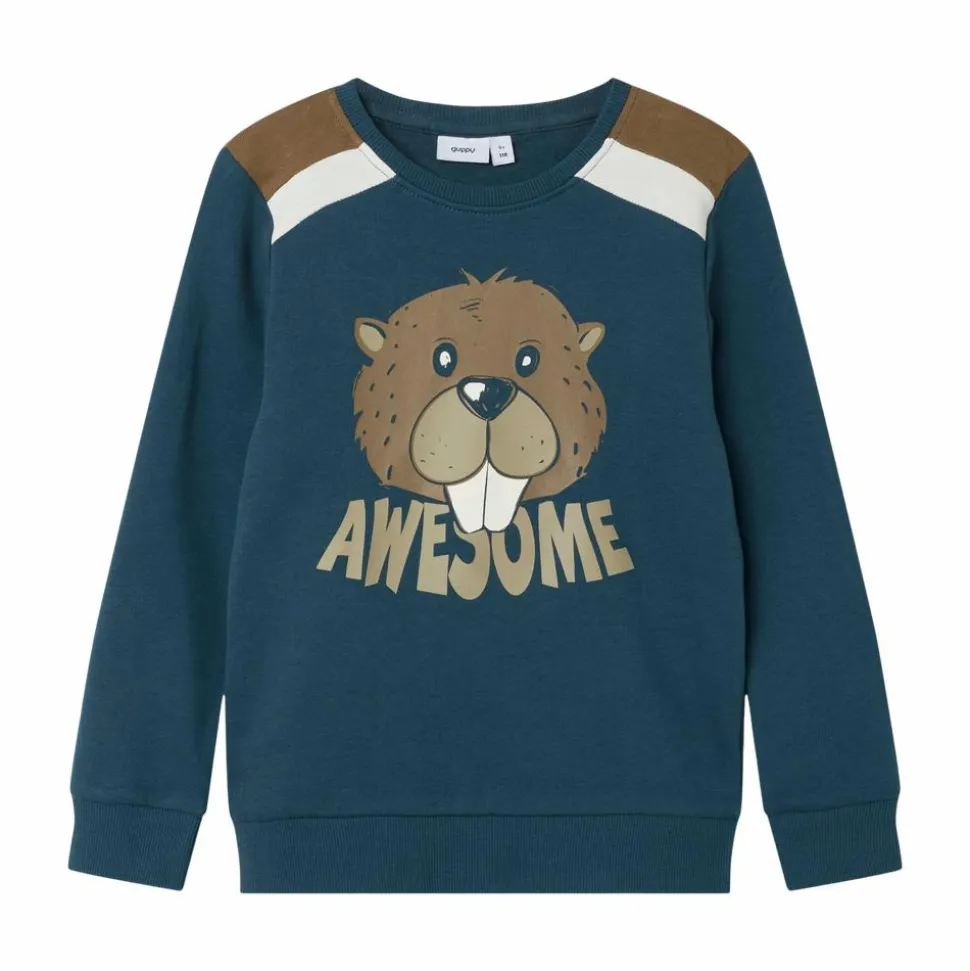 Guppy Mosner Drenge Sweatshirt - Midnight Navy