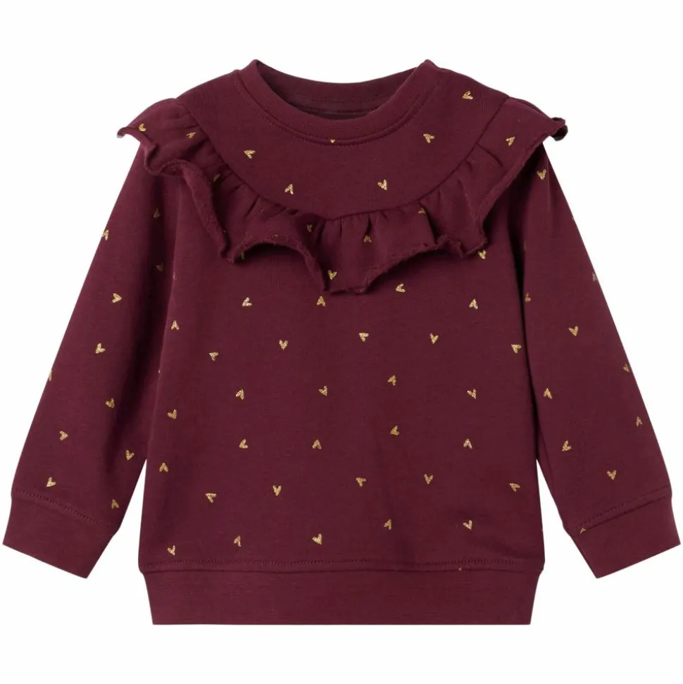 Guppy Reza Pige Bluse - Maroon Banner