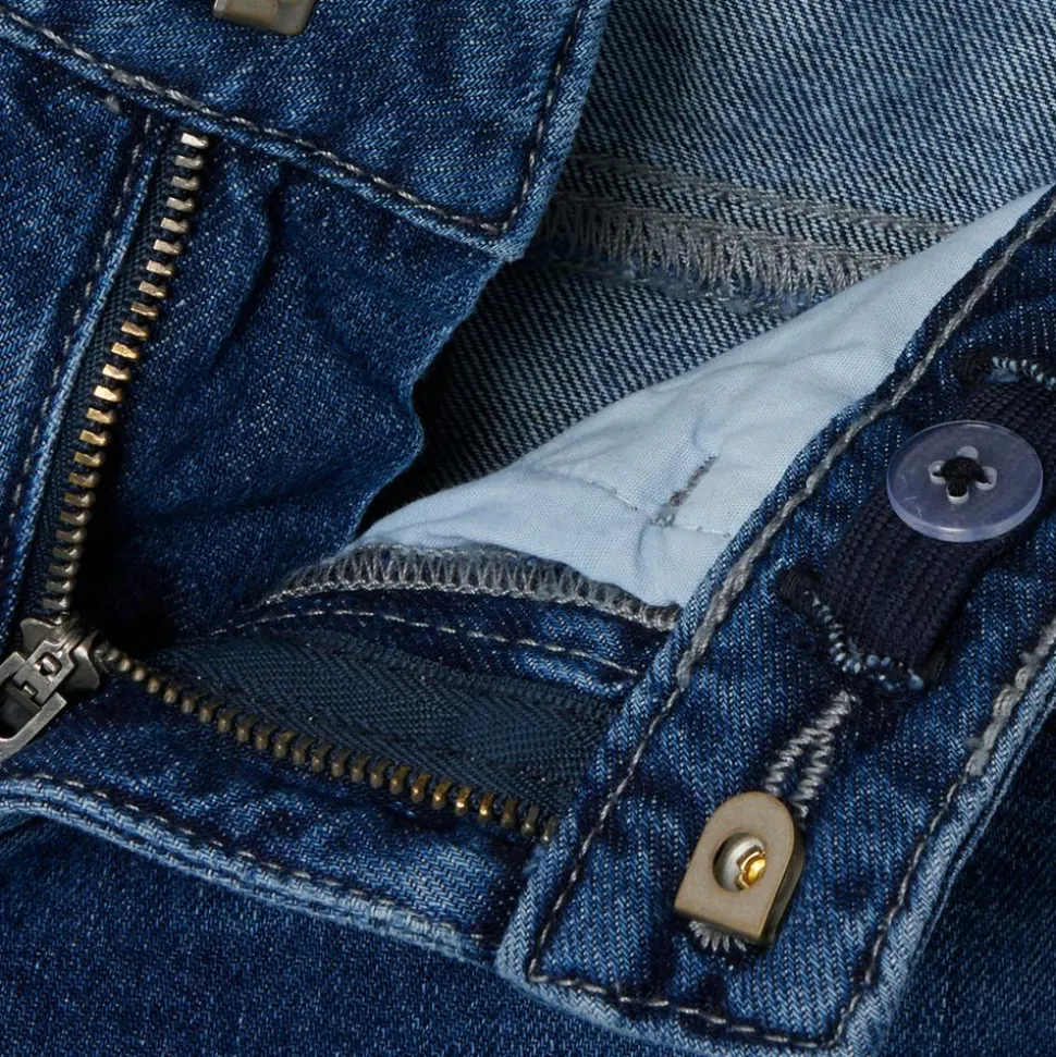Guppy Rose Pige Jeans - Medium Blue Denim