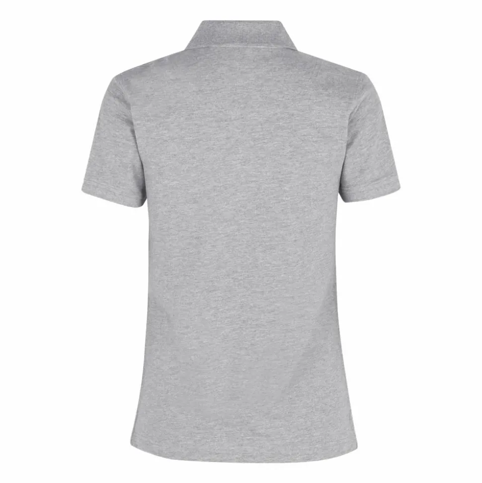 ID Dame Polo - Grå Melange
