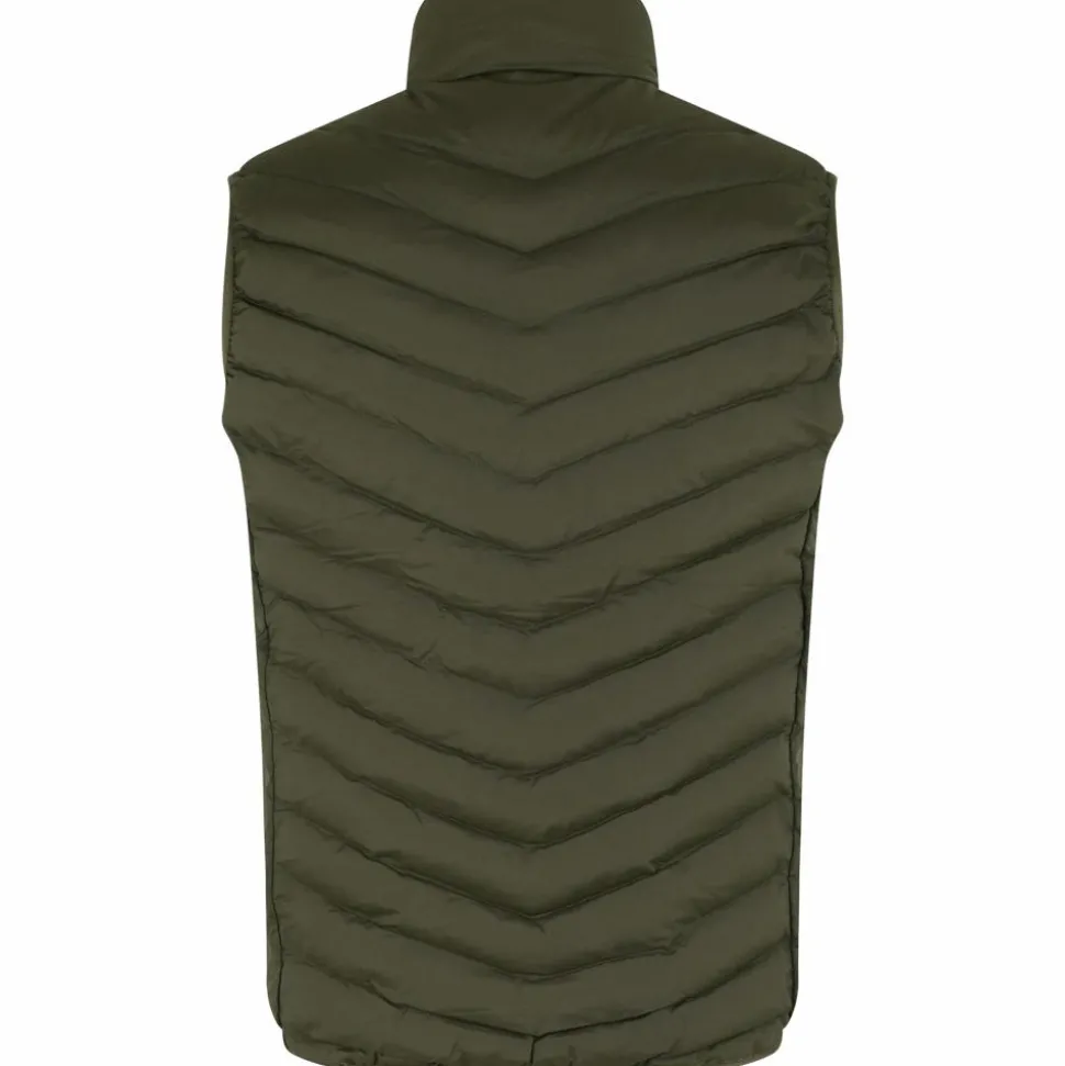 ID Herre Vest m. stretch - Oliven
