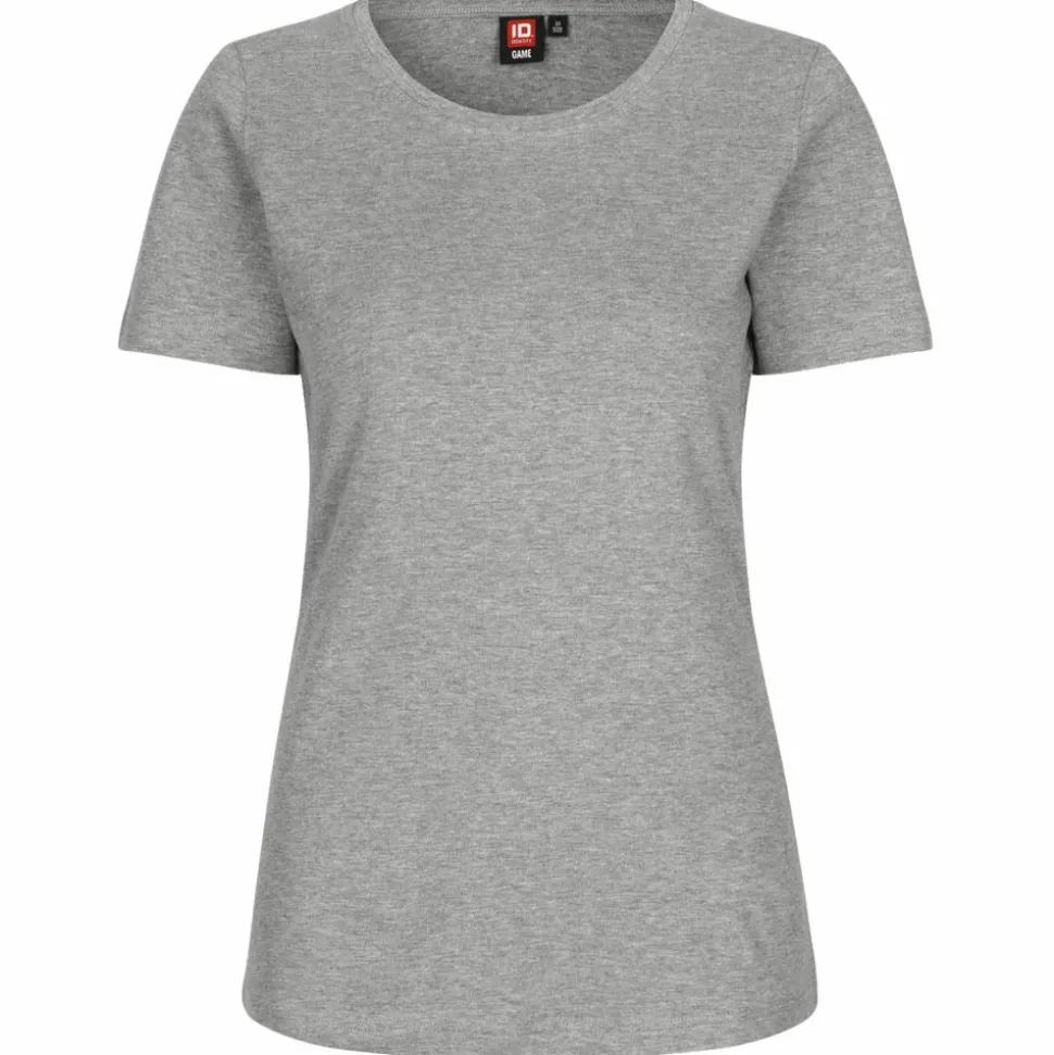 ID Interlock Dame T-shirt - Grå Melange