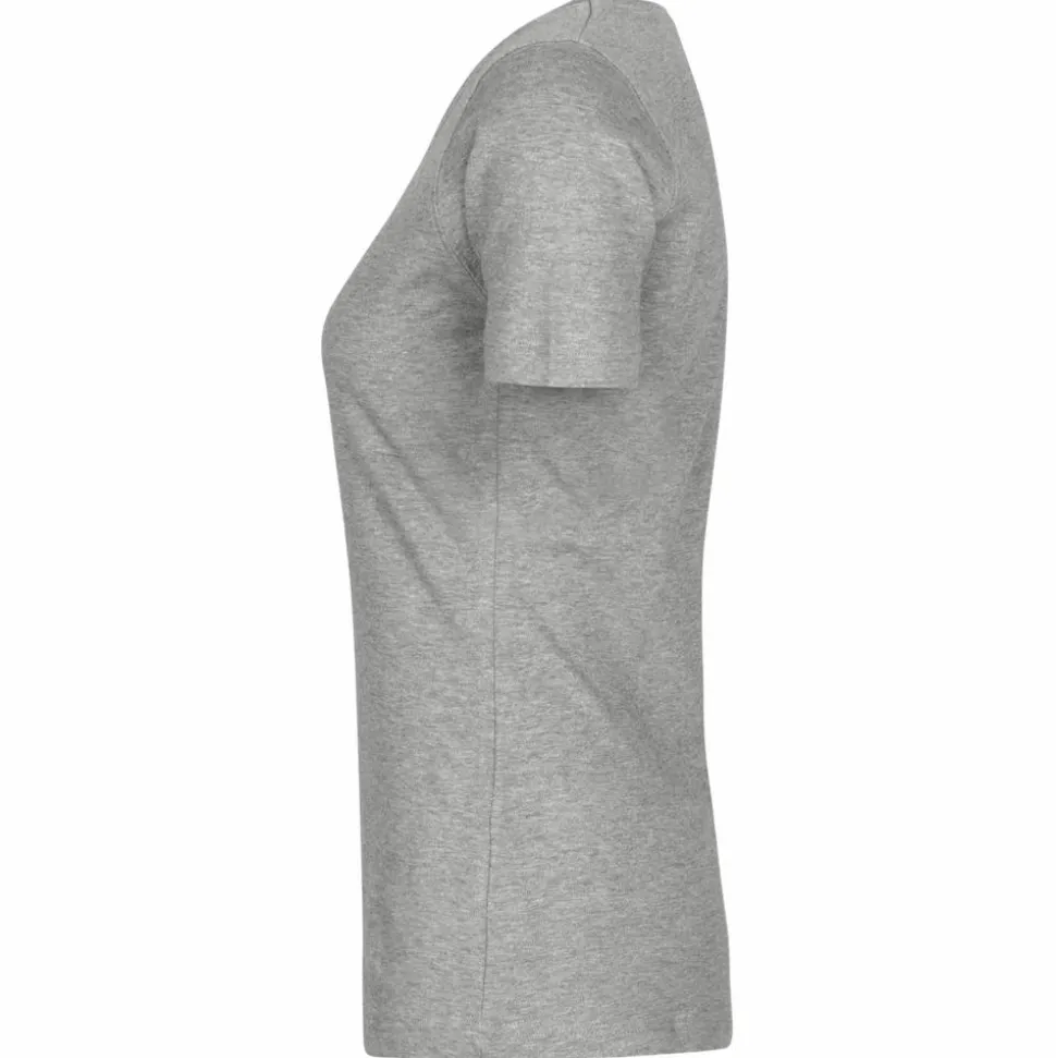 ID Interlock Dame T-shirt - Grå Melange