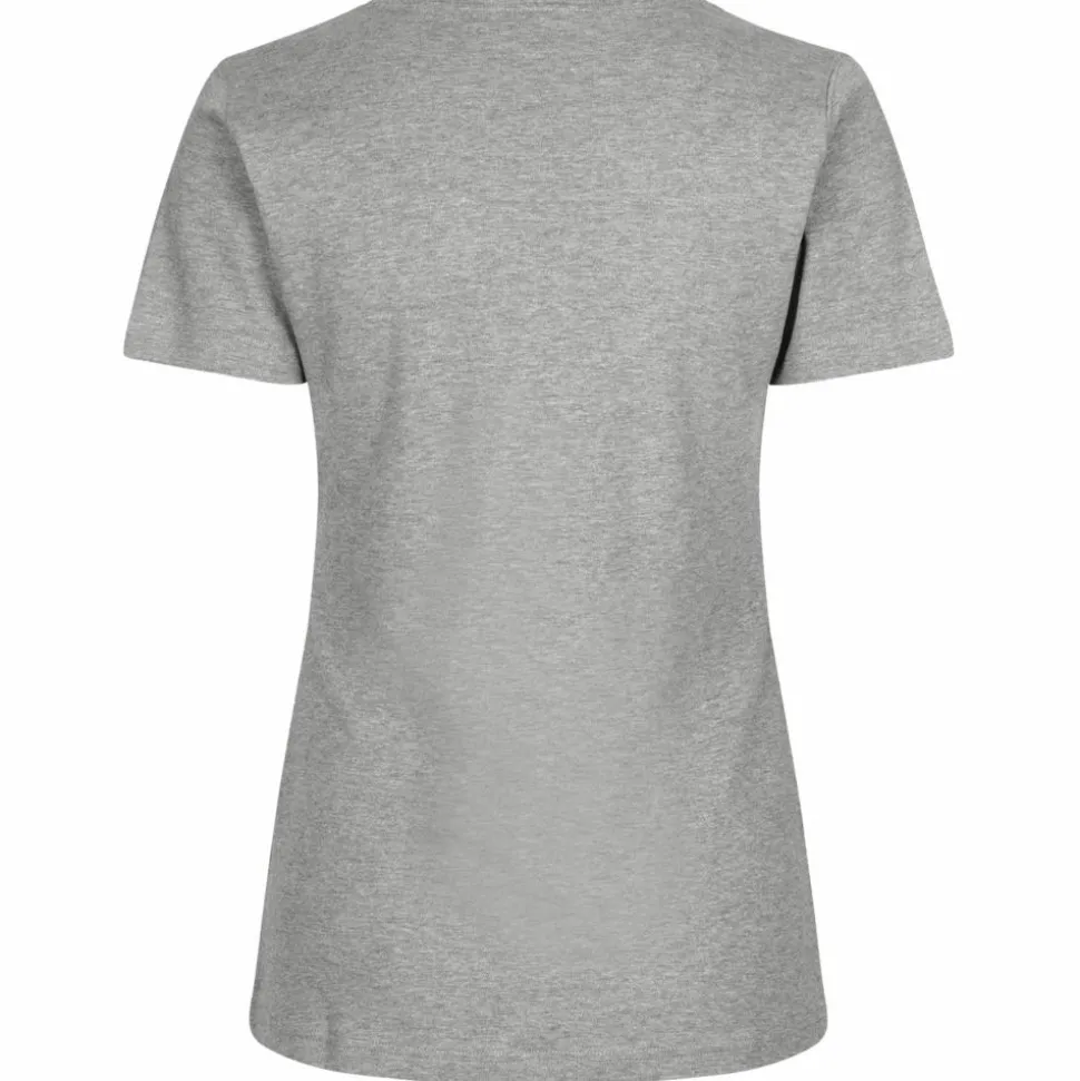 ID Interlock Dame T-shirt - Grå Melange