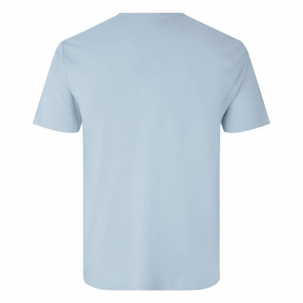ID Interlock Herre T-shirt - Lys Blå