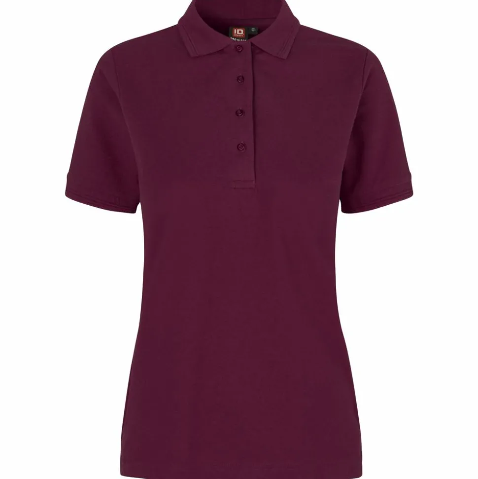 ID Pro Wear Dame Polo - Bordeaux