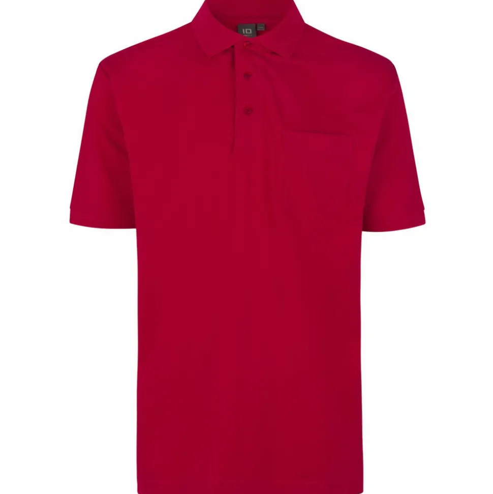 ID Pro Wear Herre Polo - Red