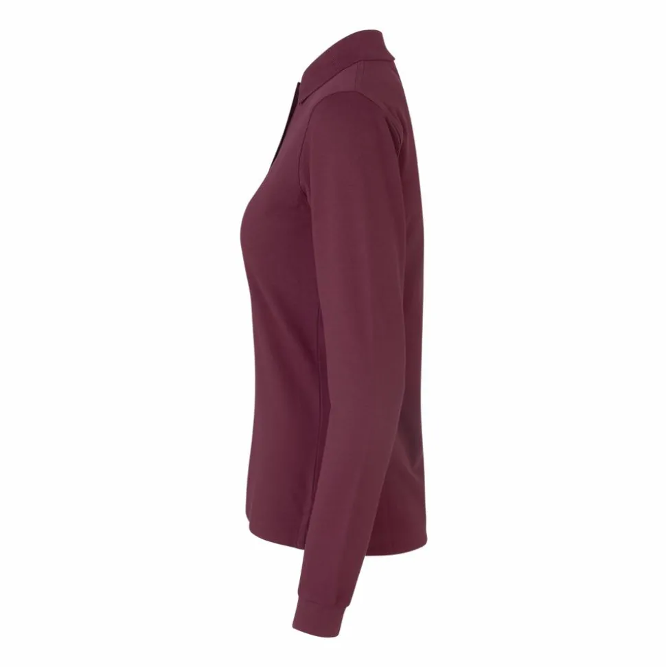 ID Stretch Dame Polo - Bordeaux
