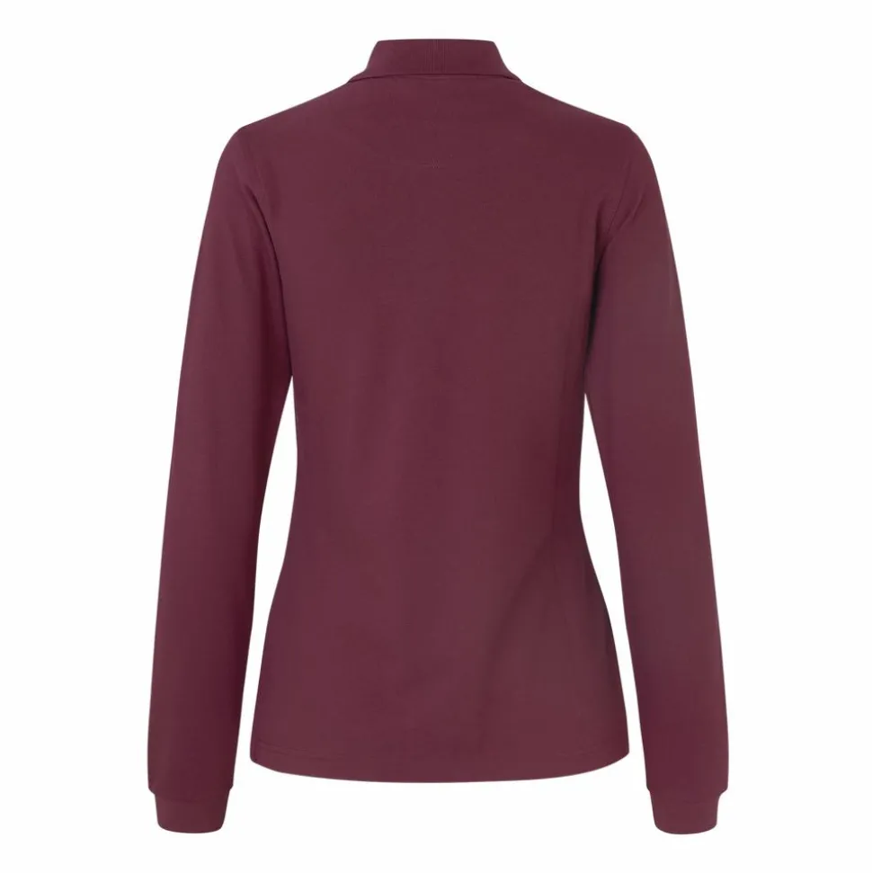 ID Stretch Dame Polo - Bordeaux
