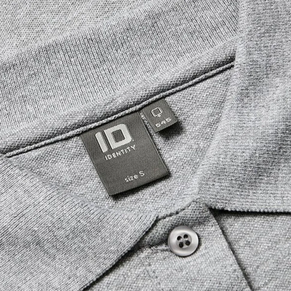 ID Stretch Dame Polo - Grå Melange