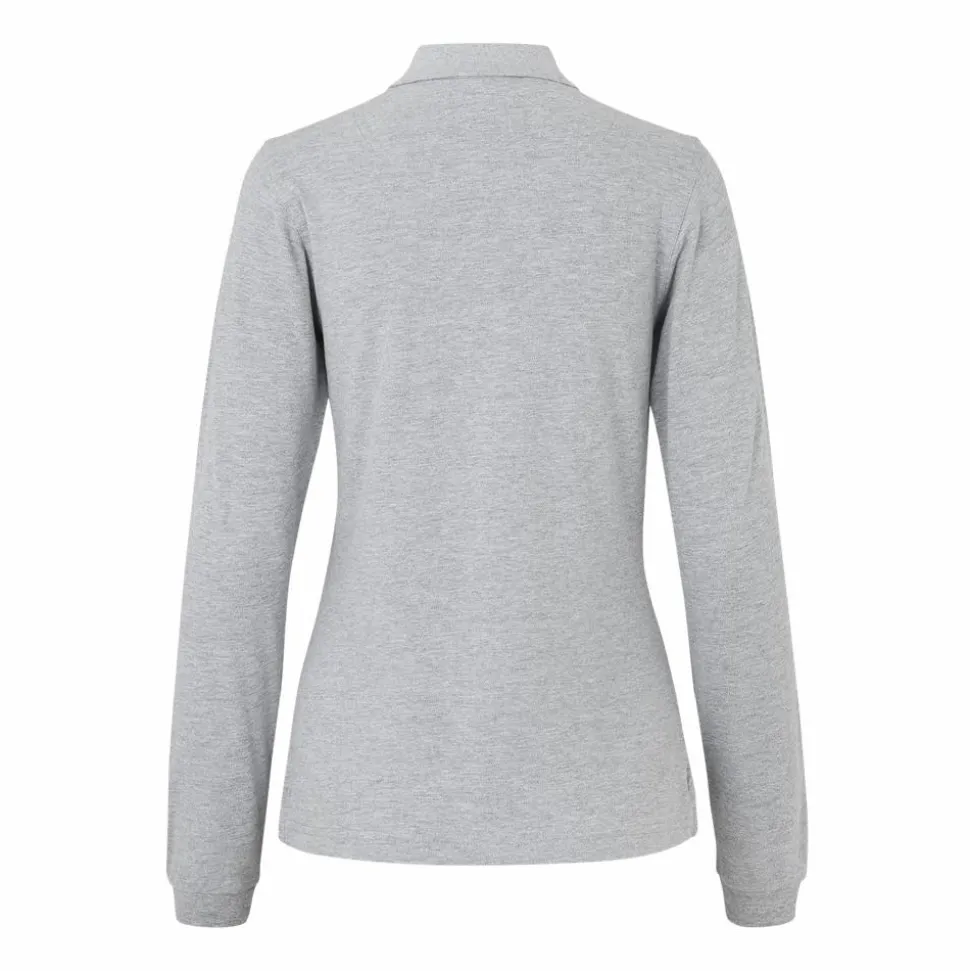 ID Stretch Dame Polo - Grå Melange